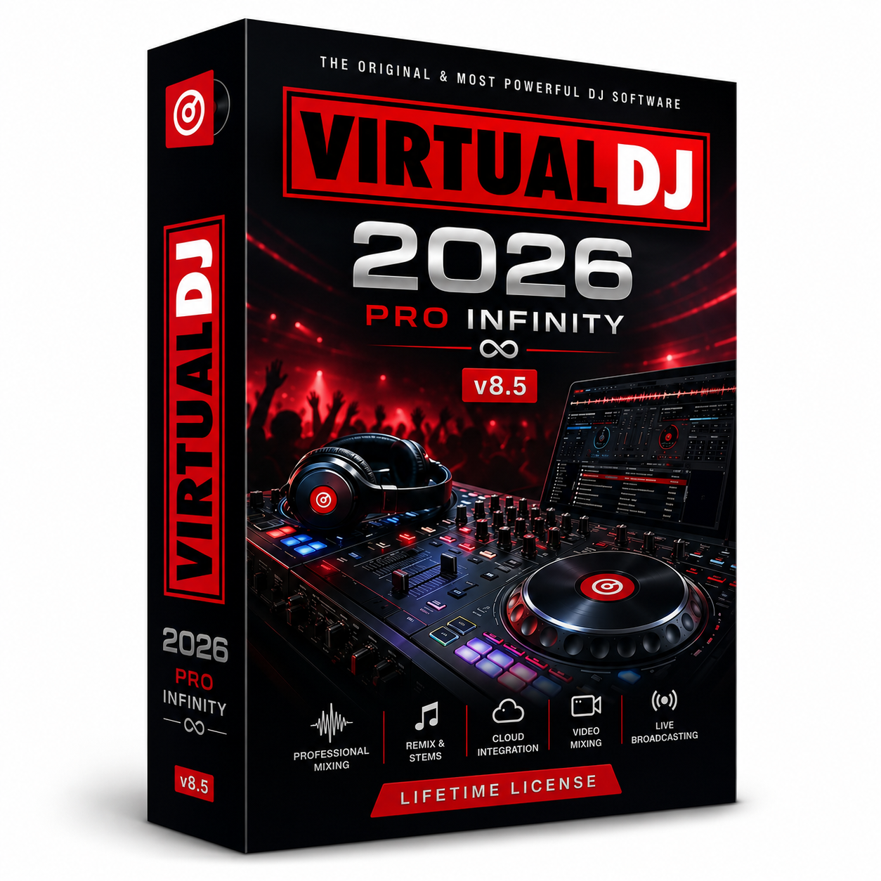 Virtual DJ 2026 Pro Infinity v8.5 Lifetime License Instant Download
