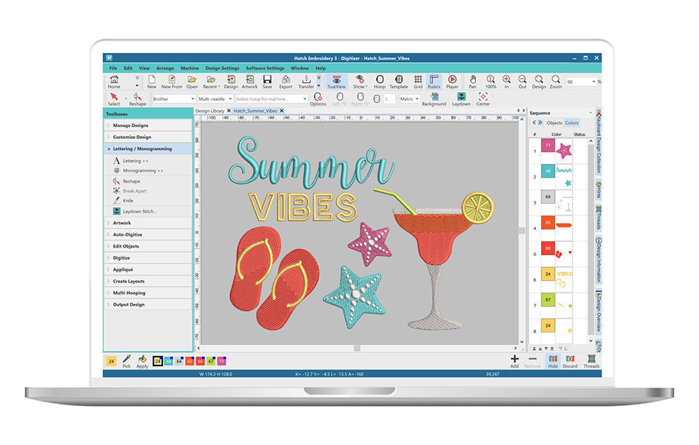 Hatch 2 Embroidery Software Lifetime License (Instant Download)