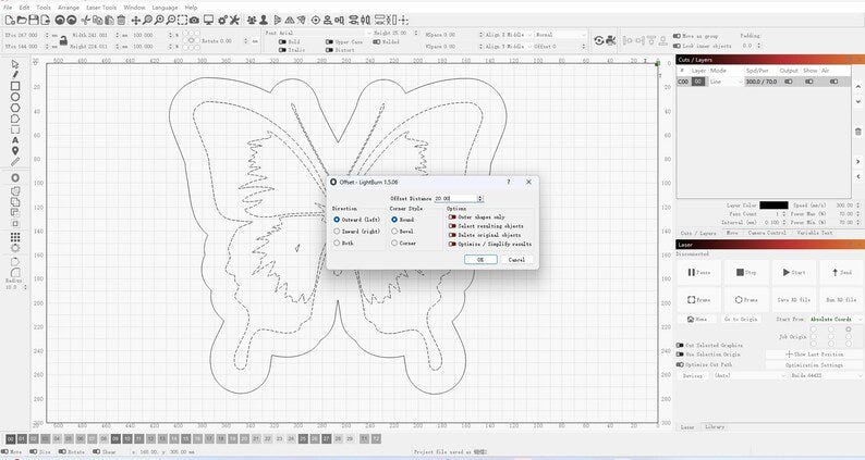 LightBurn Laser Software Full Version (Instant Download)