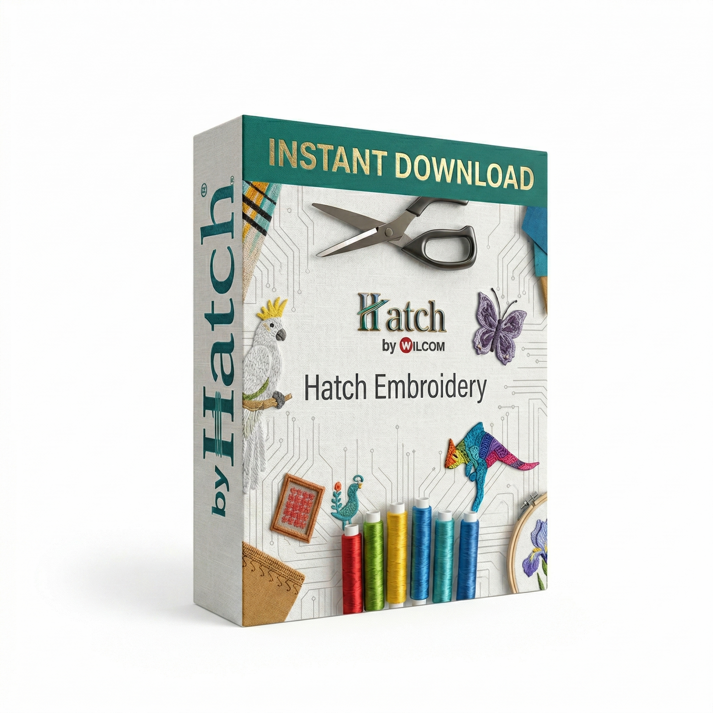 Hatch 2 Embroidery Software Lifetime License (Instant Download)